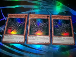 3x Black Metal Dragon 1st Edition Super Rare RA04-EN016 Yu-Gi-Oh - Image 1