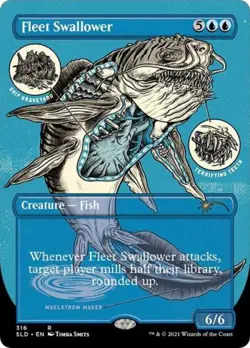 MTG English Fleet Swallower (Foil Etched) NM Foil Secret Lair - Image 1