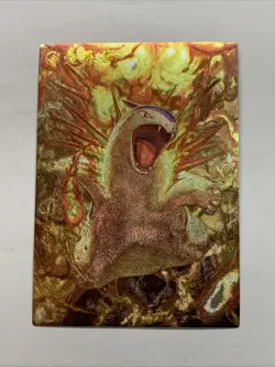 Typhlosion Fire Pokemon 157 Foil Holo Card Anime Rare Full Art Arcade Pokedex - Image 1