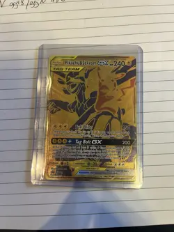 Pikachu & Zekrom GX SM248 Holo Full Art Black Star Promo Card NM Condition - Image 1