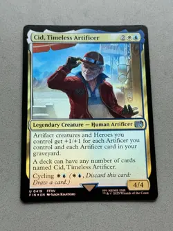 Cid, Timeless Artificer #419 FOIL - MTG Final Fantasy FIN - English - NM / Mint - Image 1