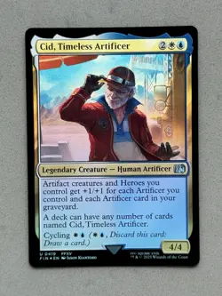 Cid, Timeless Artificer #419 FOIL - MTG Final Fantasy FIN - English - NM / Mint - Image 3