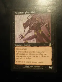 Mtg Magic Negateur Phyrexian negator urza's destiny FRENCH vf fr destinee d'urza - Image 1