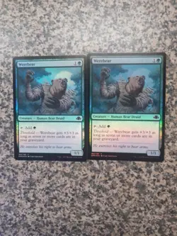 MTG 2 x Werebear - Foil - Dominaria Remastered - Image 1