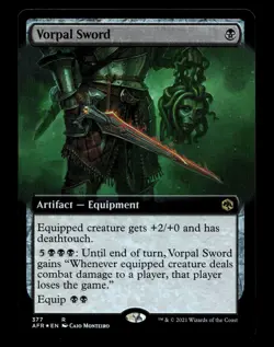Vorpal Sword (Extended Art) 377 Foil R Adventures in the Forgotten Realms - Image 1