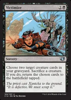 MTG - Victimize - Commander 2014 - NM, English Magic FLAT RATE SHIP - Image 1