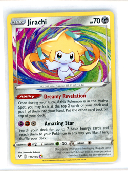 Pokemon TCG Jirachi 119/185 Amazing Rare Sword & Shield: Vivid Voltage NM - Image 1