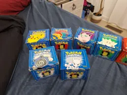Vintage 1999 Pokemon Burger King Red And Blue Set 23k Gold Plated Cards Sealed - Image 3