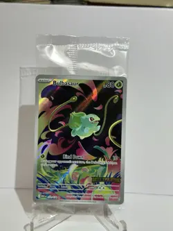 Pokemon Bulbasaur 133/132 English Mega Evolution Stamped Promo SEALED - Image 1