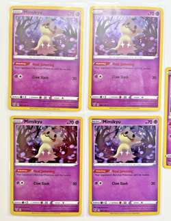 Pokemon TCG Lot Of 5 Mimikyu Holo Rare Common - Image 2