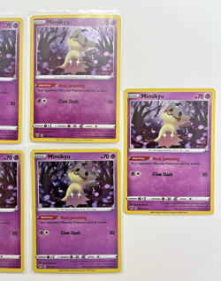 Pokemon TCG Lot Of 5 Mimikyu Holo Rare Common - Image 3