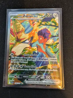 Pokemon TCG Hop’s Zacian EX 186/159 Journey Together Ultra Rare - Image 1