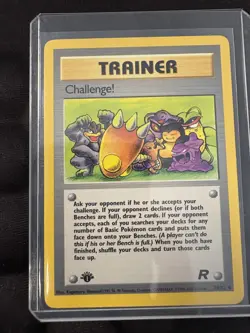 Pokemon TCG Challenge! 1st Edition Team Rocket 74/82 LP Vintage Rare - Image 1