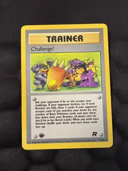 Pokemon TCG Challenge! 1st Edition Team Rocket 74/82 LP Vintage Rare - Image 3