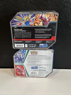 Pokemon TCG Paldea Legends Tin Bundle Koraidon EX & Miraidon EX Factory Sealed - Image 2