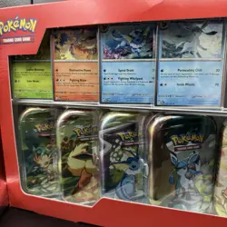 Prismatic Evolutions Mini Tin 8-Pack Complete Set x2 New Sealed Pokemon Promo - Image 5