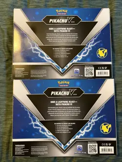 Pokemon Pikachu V Box X2 Evolving Skies Fusion Strike & Brilliant Stars Packs - Image 2