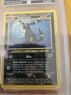 Pokemon - Umbreon - 13/75 - Neo Discovery - PSA 5 EX - - Image 5