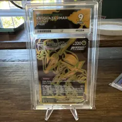 Pokemon TCG Rayquaza VMAX Silver Tempest TG29/TG30 Ace Graded 9 - Image 1