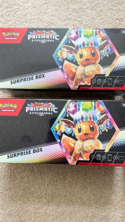 Sealed Pokemon Scarlet And Violet Prismatic Evolutions Surprise Box (Lot Of 4) - Image 2