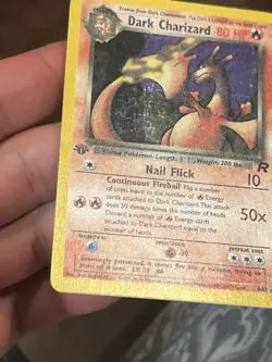 Pokemon TCG Dark Charizard Team Rocket 4/82 Holo 1st Edition Holo Rare - Image 4