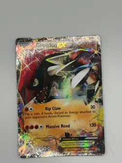 Pokemon TCG Groudon EX XY42 Promos Holo 2018 NM Extended Art Black Star Promo - Image 1