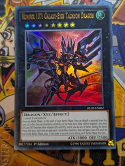 Yugioh - Number 107: Galaxy-Eyes Tachyon Dragon Ultra BLLR-EN067 NM - Image 1