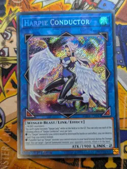 YuGiOh Harpie Conductor Secret Rare 1st Edition BLHR-EN047 VLP - Image 1