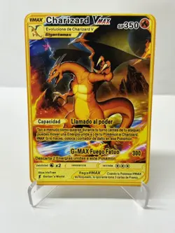 Charizard VMAX SP350 Gold Metal Pokemon Card-Collectible Gift - Image 1