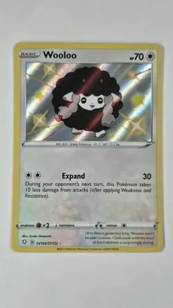 Wooloo SV103/SV122 Shining Fates: Shiny Vault NM Pokemon TCG Card - Image 1
