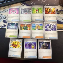 Pokemon Trainer Card Lot 11x Non-Holo No Duplicates - Mega Evolution - Image 1