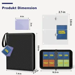 Trading Card Binder Faux Leather 440 Pockets Storage Display for Sports MTG - Image 5