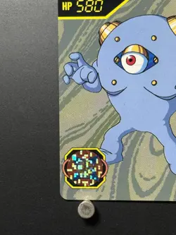 Mega MAN 5 Card 205 Dark Moon CAPCOM BANDAI JAPAN Japanese Rockman 1994 - Image 5