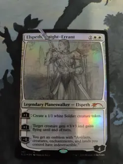 Elspeth, Knight-Errant Secret Lair Drop Foil Card Sketch Showcase Edition - Image 1