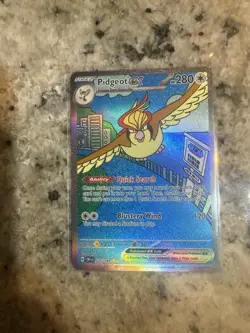 Pokemon TCG Obsidian Flames Pidgeot EX 225/197 Special Illustration Rare Card - Image 2