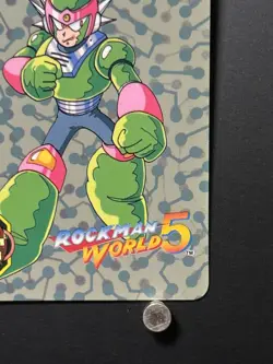 Mega MAN 5 Card 187 Mercury CAPCOM BANDAI JAPAN Japanese Rockman 1994 - Image 4