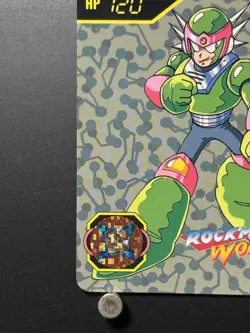 Mega MAN 5 Card 187 Mercury CAPCOM BANDAI JAPAN Japanese Rockman 1994 - Image 5