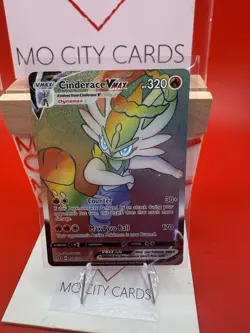 Pokemon Trading Card Game TCG Rebel Clash Cinderace Vmax 194/192 - Image 1