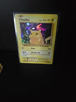 Pokemon TCG XY Evolutions Pikachu Card Cracked Ice Holo, #35/108, 2016 - Image 1