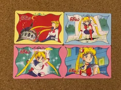 Sailor Moon carddass 90s anime card 4set - Image 1