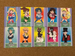 Sailor Moon carddass 90s anime card 10set - Image 1