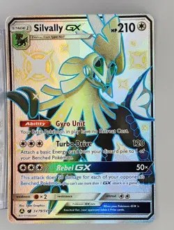 Pokemon Card Shiny Silvally GX SV79/SV94 Hidden Fates Holo Full Art Ultra - Image 2