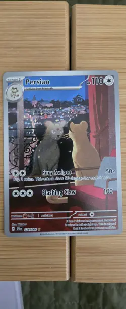 Pokemon TGC Persian Illustration Card 78/64 Shrouded Fable Rare NM Condition - Image 1