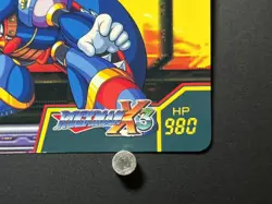 Mega MAN X3 Card 101 Gravity Beetle CAPCOM BANDAI JAPAN Japanese Rockman 1995 - Image 4