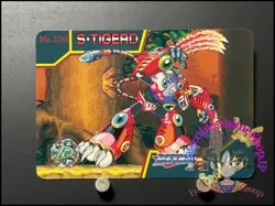 Mega MAN X3 Card 106 Neon Tiger CAPCOM BANDAI JAPAN Japanese Rockman 1995 - Image 1