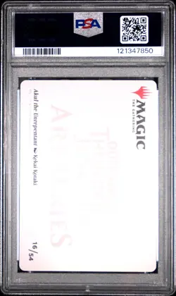 2024 MTG OUTLAWS OF THUNDER JUNCTION ART SER #16 AKUL THE UNREPENTANT PSA 10 - Image 2
