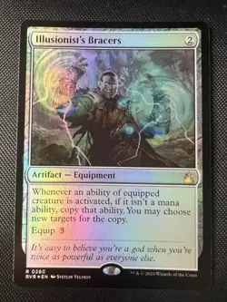 MTG Illusionist's Bracers R 0260 Foil Rare Ravnica Remastered RVR NM - Image 1