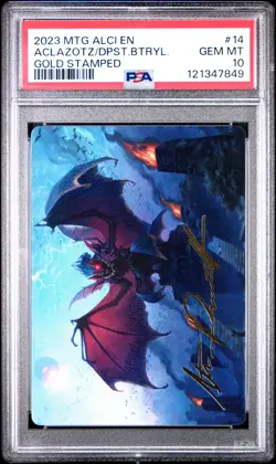 2023 MTG THE LOST CAVERNS OF IXALAN ART SER ACLAZOTZ, DEEPEST BETRAYAL PSA 10 - Image 1