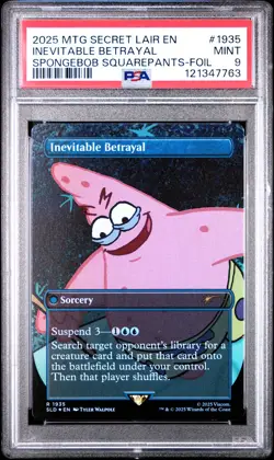 2025 MTG SECRET LAIR DROP #1935 INEVITABLE BETRAYAL PSA 9 - Image 1