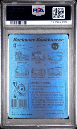 2025 MTG SECRET LAIR DROP AETHER DRIFTERS-FOIL #1967 RECKONER BANKBUSTER PSA 9 - Image 2